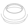 KOHLER Bonnet Cap - Brushed Chrome, K-76704-G