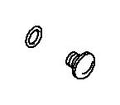 KOHLER K-76712-A Plug Button Assembly,Red & Blue