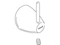 KOHLER Handle Assembly - Polished Chrome, K-76812-CP