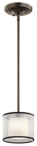 KICHLER 43152MIZ Tallie 1 Light Mini Pendant Mission Bronze