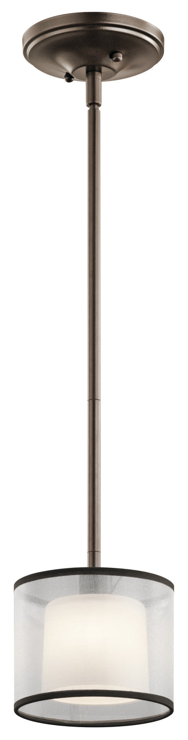 KICHLER 43152MIZ Tallie 1 Light Mini Pendant Mission Bronze