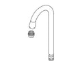 KOHLER Spout/Aerator Kit - Polished Chrome, K-76894-CP