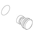KOHLER Plug Button W/O-Ring, Red And Blue - Amber, K-76928-A