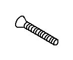 KOHLER Screw, #6-32 X 1.300, Countersunk, K-77094