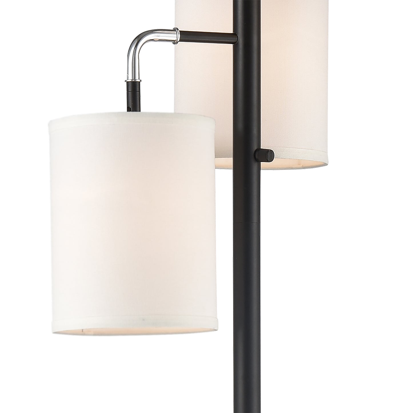 ELK STUDIO 77101 Uprising 72'' High 3-Light Floor Lamp - Black