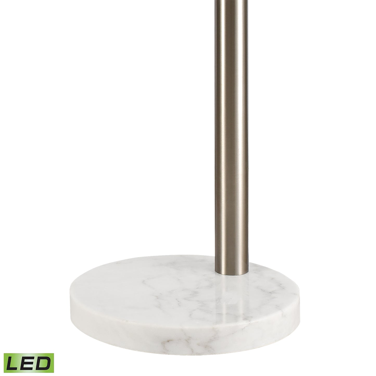 ELK STUDIO 77102-LED Peterborough 85.5'' High 5-Light Floor Lamp - Polished Nickel - Includes LED Bulbs