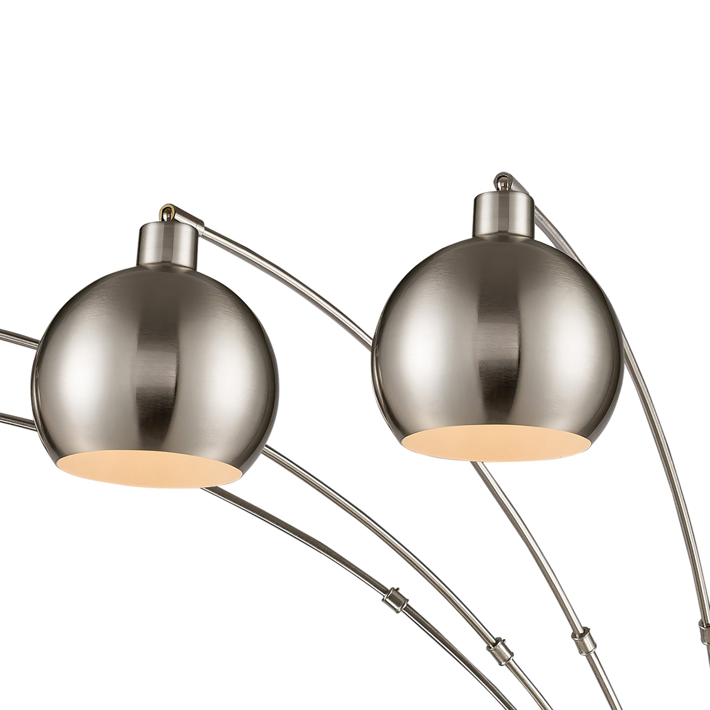 ELK STUDIO 77102 Peterborough 85.5'' High 5-Light Floor Lamp - Polished Nickel