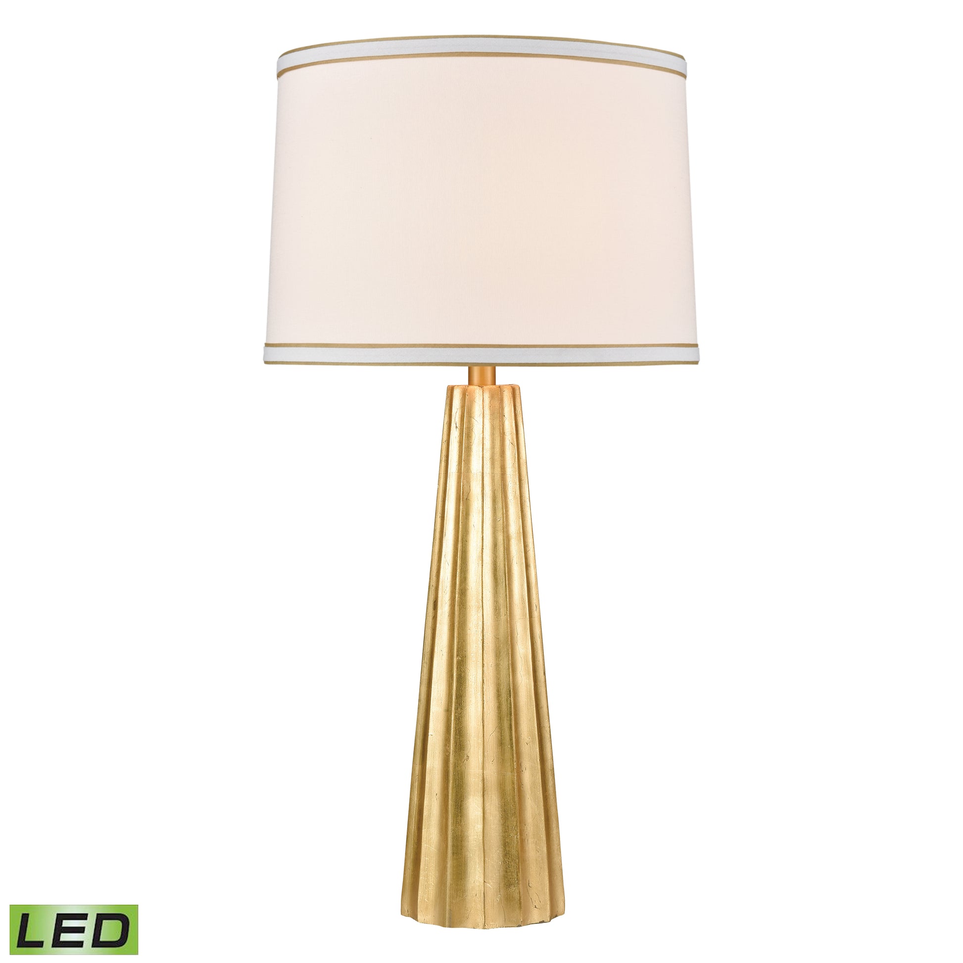 ELK STUDIO 77107-LED Hightower 31'' High 1-Light Table Lamp - Gold Leaf - Includes LED Bulb