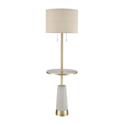 ELK STUDIO 77129 Below the Surface 63'' High 2-Light Floor Lamp - Polished Concrete