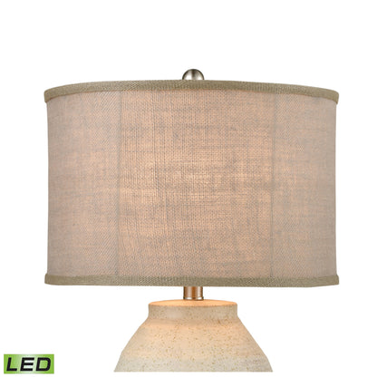 ELK STUDIO 77131-LED White Harbor 22.5'' High 1-Light Table Lamp - Gray - Includes LED Bulb