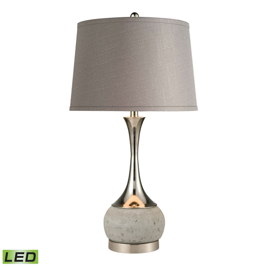 ELK STUDIO 77133-LED Septon 29'' High 1-Light Table Lamp - Polished Concrete - Includes LED Bulb