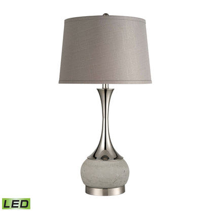 ELK STUDIO 77133-LED Septon 29'' High 1-Light Table Lamp - Polished Concrete - Includes LED Bulb