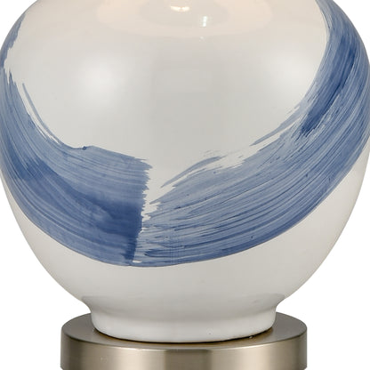 ELK STUDIO 77187 Kircubbin 32'' High 1-Light Table Lamp - Blue