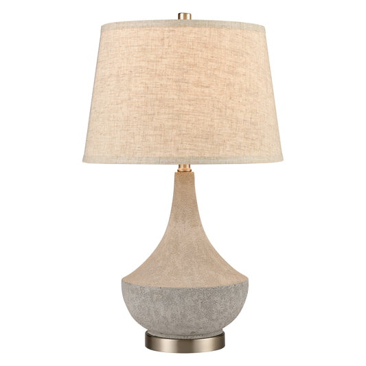 ELK STUDIO 77196 Wendover 25'' High 1-Light Table Lamp - Polished Concrete