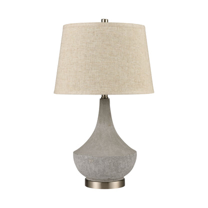 ELK STUDIO 77196 Wendover 25'' High 1-Light Table Lamp - Polished Concrete