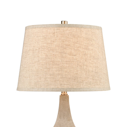 ELK STUDIO 77196 Wendover 25'' High 1-Light Table Lamp - Polished Concrete