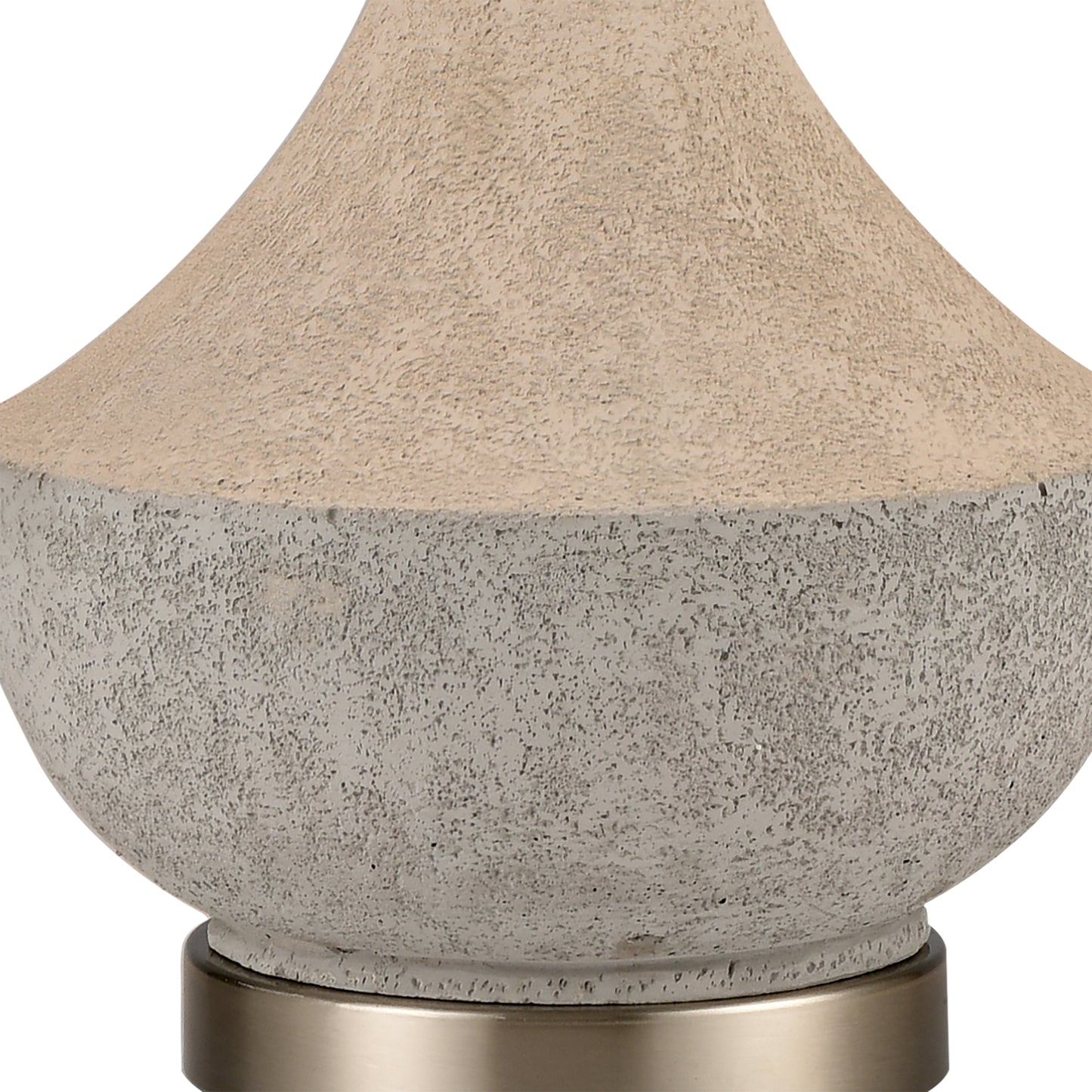 ELK STUDIO 77196 Wendover 25'' High 1-Light Table Lamp - Polished Concrete