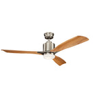 KICHLER 300027BSS Ridley Ii Led 52" Fan Brushed Stainless Steel