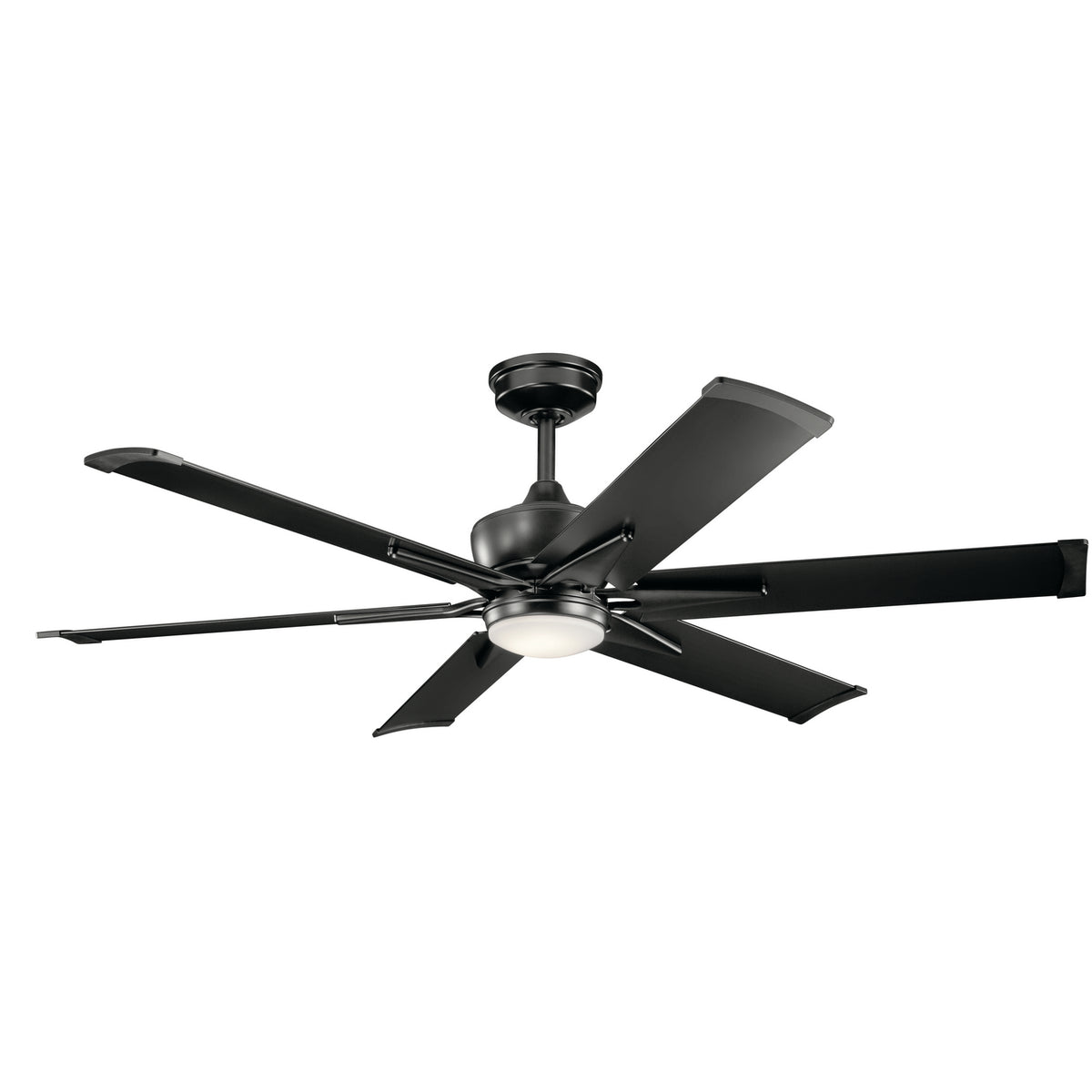 KICHLER 300300SBK Szeplo Ii Led 60" Fan Satin Black