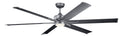 KICHLER 300301WSP Szeplo II LED 80" Fan Weathered Steel