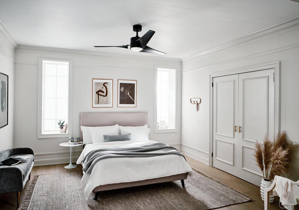 KICHLER 310155SBK Rana Led 60" Fan Satin Black