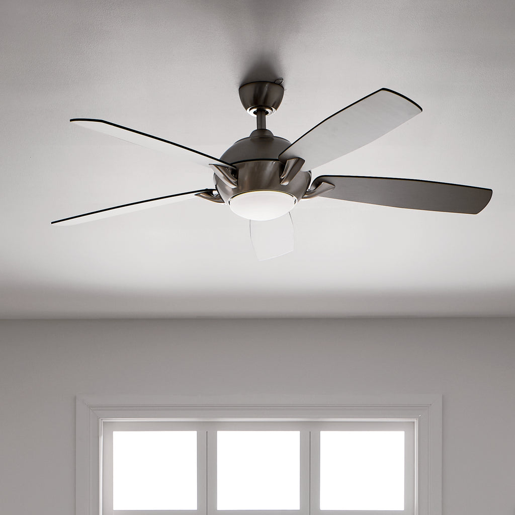 KICHLER 330001BSS Geno Led 54" Fan Brushed Stainless Steel