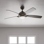 KICHLER 330001BSS Geno Led 54" Fan Brushed Stainless Steel