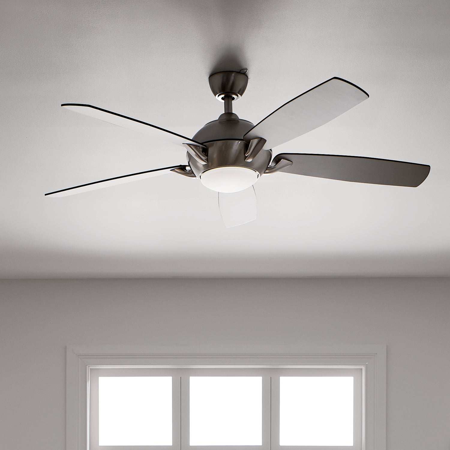 KICHLER 330001BSS Geno Led 54" Fan Brushed Stainless Steel