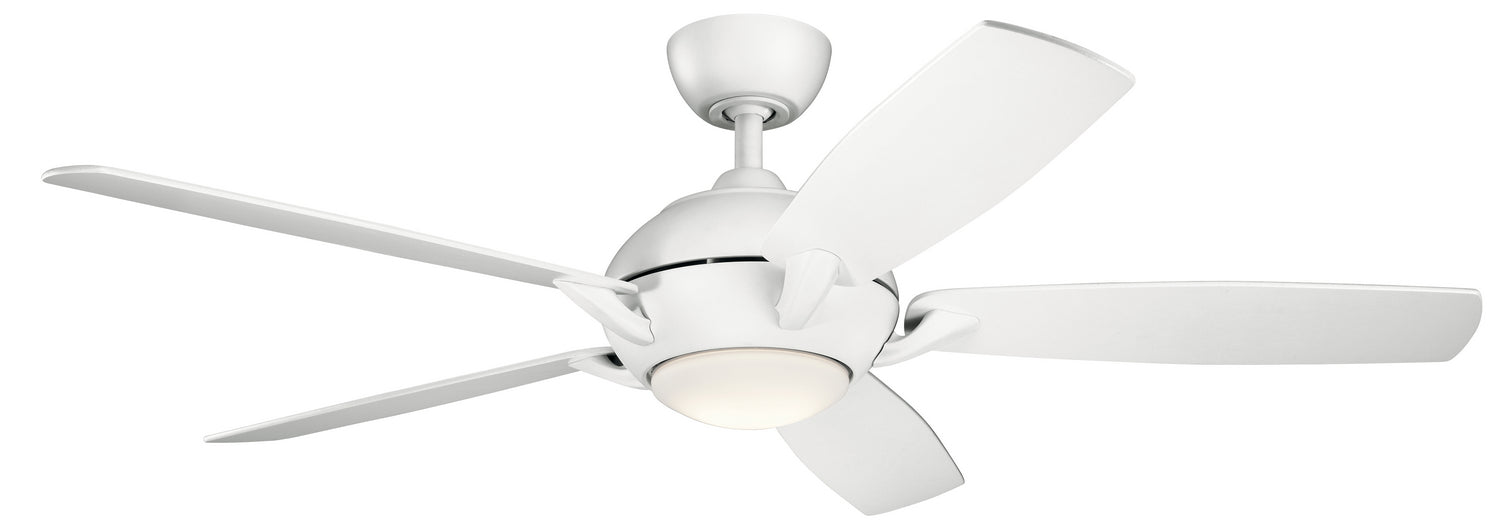 KICHLER 330001MWH Geno Led 54" Fan Matte White