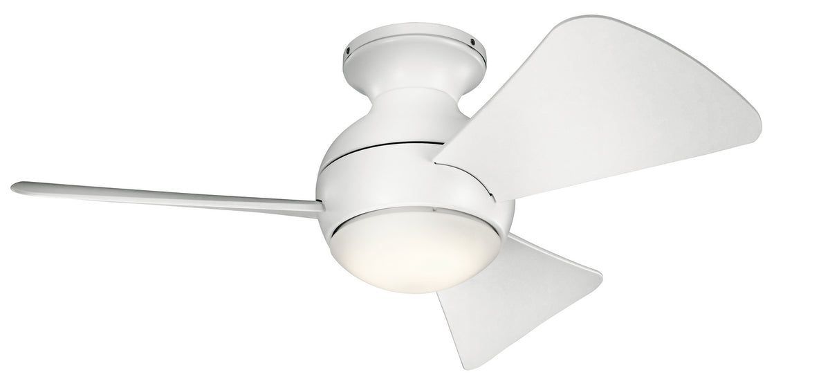 KICHLER 330150MWH Sola Led 34" Fan Matte White