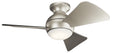 KICHLER 330150NI Sola Led 34" Fan Brushed Nickel