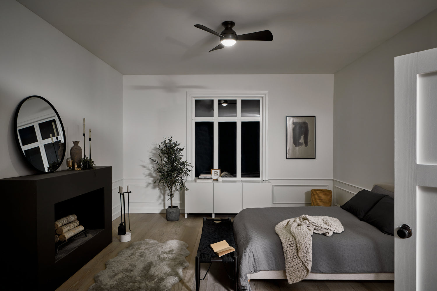 KICHLER 330150OZ Sola Led 34" Fan Olde Bronze