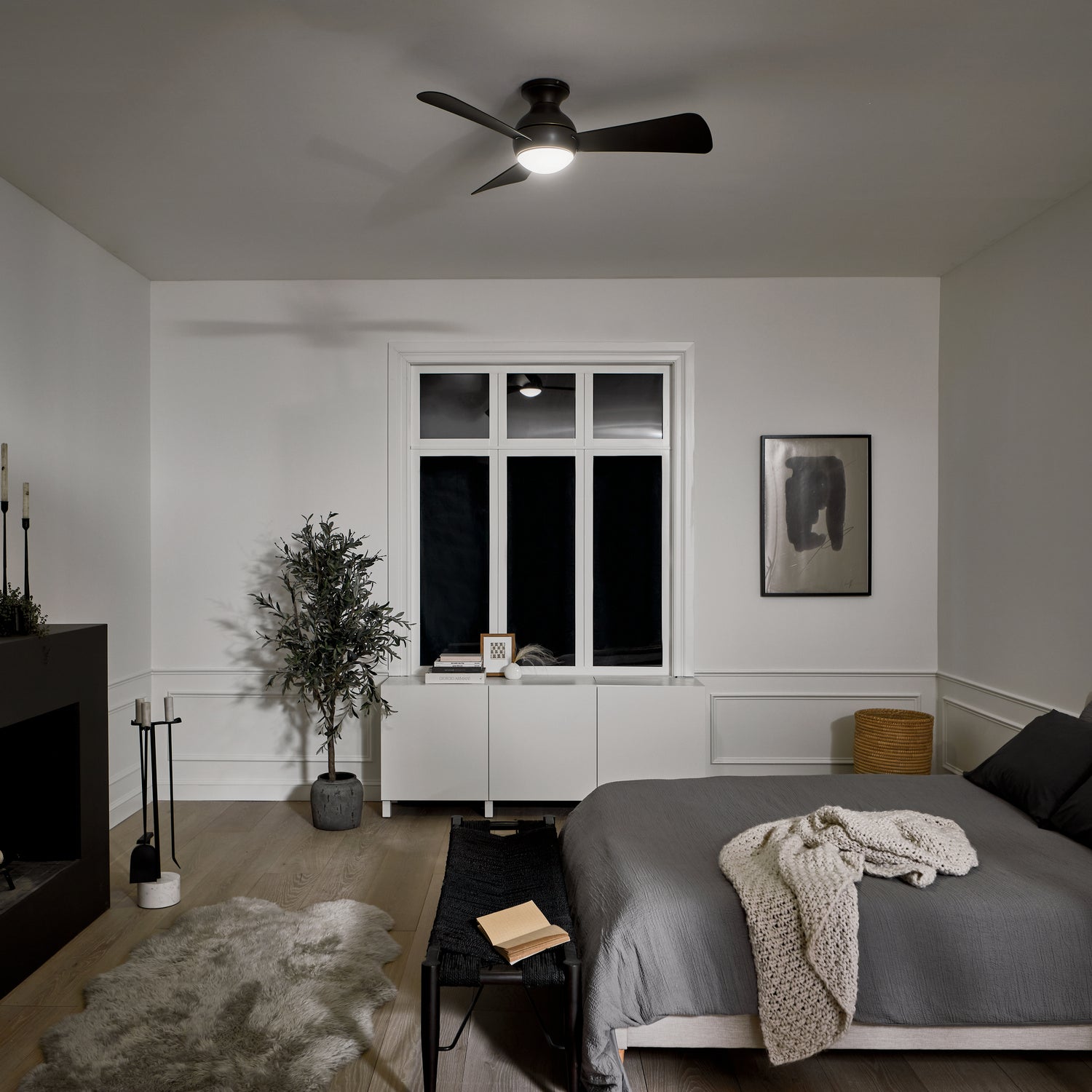 KICHLER 330150OZ Sola Led 34" Fan Olde Bronze