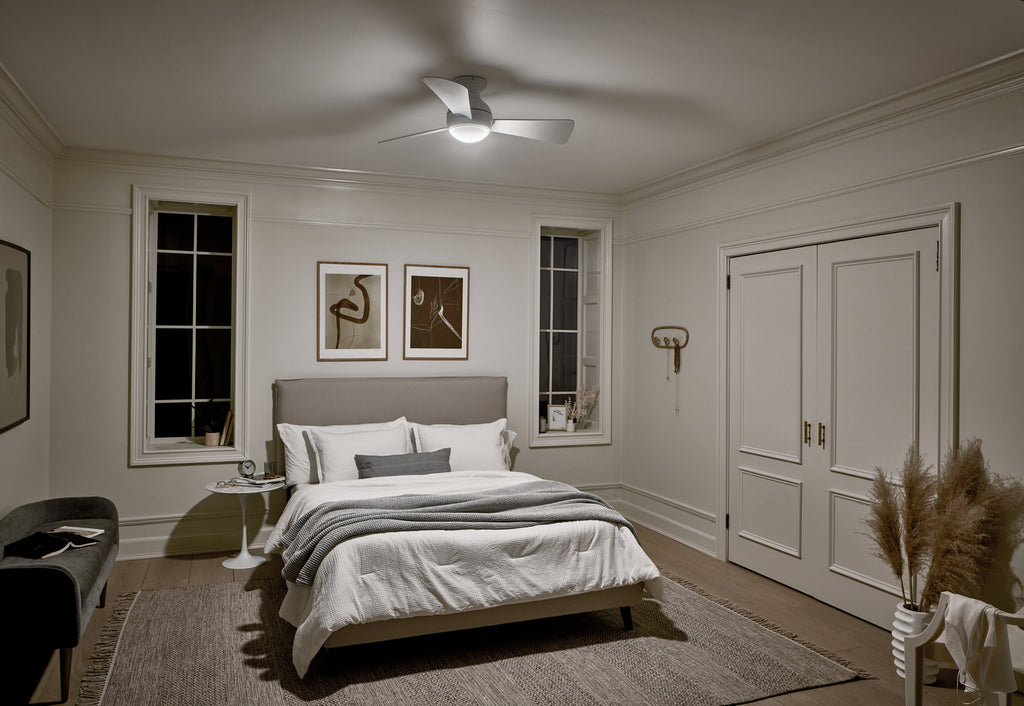 KICHLER 330151MWH Sola Led 44" Fan Matte White