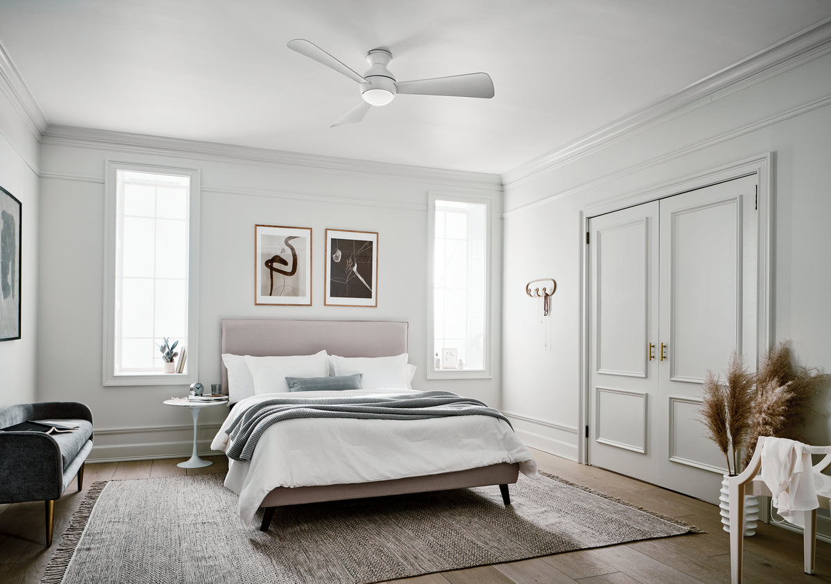 KICHLER 330152MWH Sola Led 54" Fan Matte White