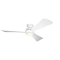 KICHLER 330152MWH Sola Led 54" Fan Matte White