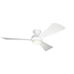 KICHLER 330152MWH Sola Led 54" Fan Matte White