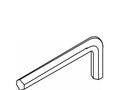 KOHLER Wrench, .094 Allen, K-77434