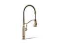 KOHLER K-77515-BV Tournant Semi-Professional Kitchen Sink Faucet With Three-Function Sprayhead - Vibrant Brushed Bronze
