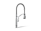 KOHLER K-77515-CP Tournant Semi-Professional Kitchen Sink Faucet With Three-Function Sprayhead - Polished Chrome