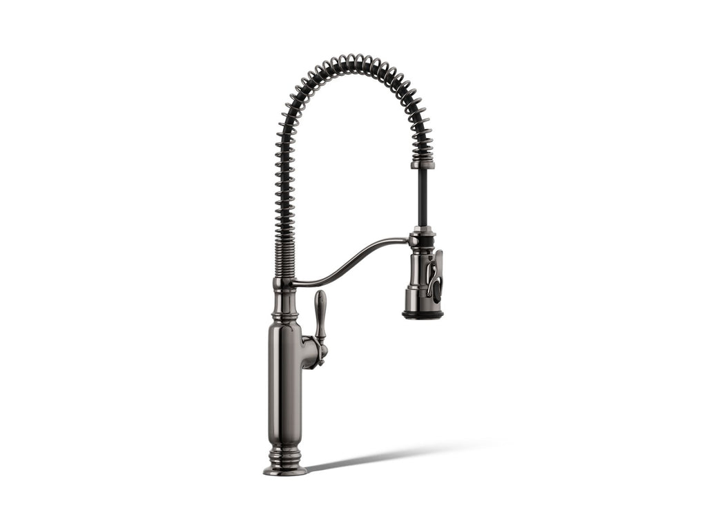 KOHLER K-77515-TT Tournant Semi-Professional Kitchen Sink Faucet With Three-Function Sprayhead - Vibrant Titanium