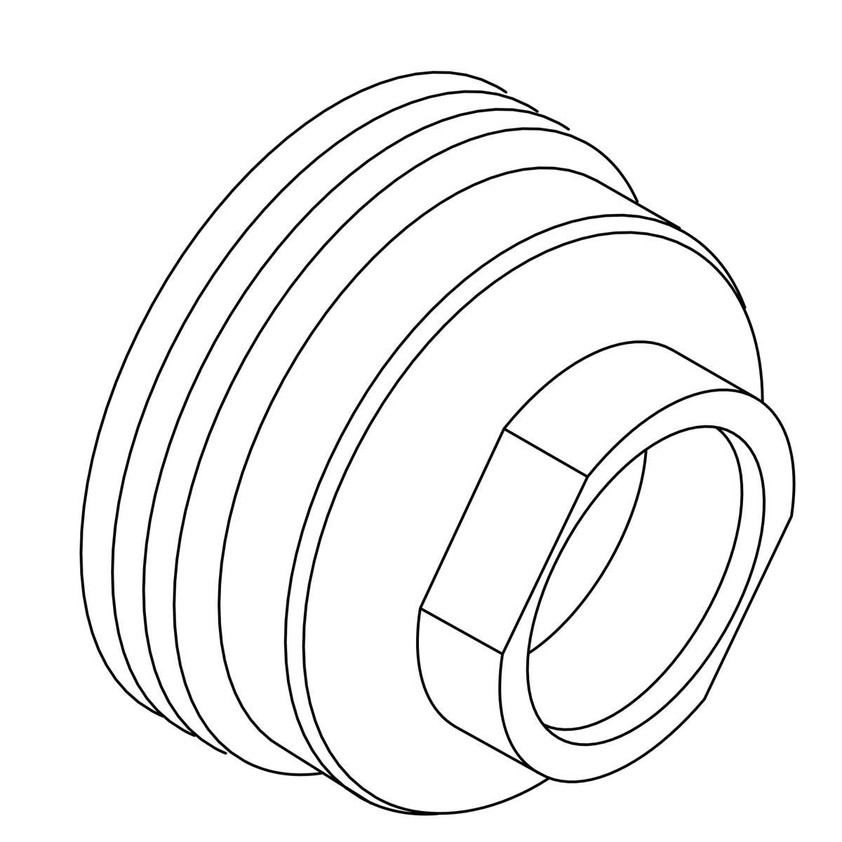 KOHLER Nut, Mounting - Rough Plate, K-77612-RP