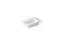 KOHLER K-77767-1-0 Modernlife 21-3/4" Rectangular Wall-Mount Bathroom Sink - White