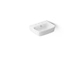 KOHLER K-77767-8-0 Modernlife 21-3/4" Rectangular Wall-Mount Bathroom Sink - White