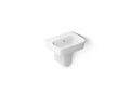 KOHLER K-77768-1-0 Modernlife 21-3/4" Rectangular Wall-Mount Bathroom Sink - White