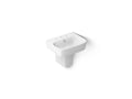 KOHLER K-77768-8-0 Modernlife 21-3/4" Rectangular Wall-Mount Bathroom Sink - White