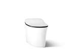 KOHLER K-77795-0BL Eir One-Piece Elongated Smart Toilet, Dual-Flush - White With Matte Black
