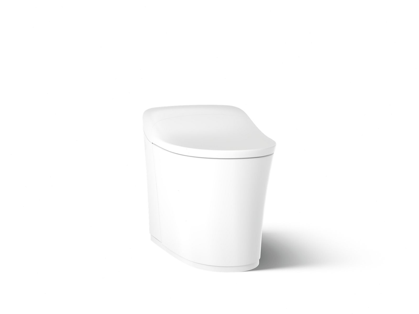 KOHLER K-77795-0 Eir One-Piece Elongated Smart Toilet, Dual-Flush - White