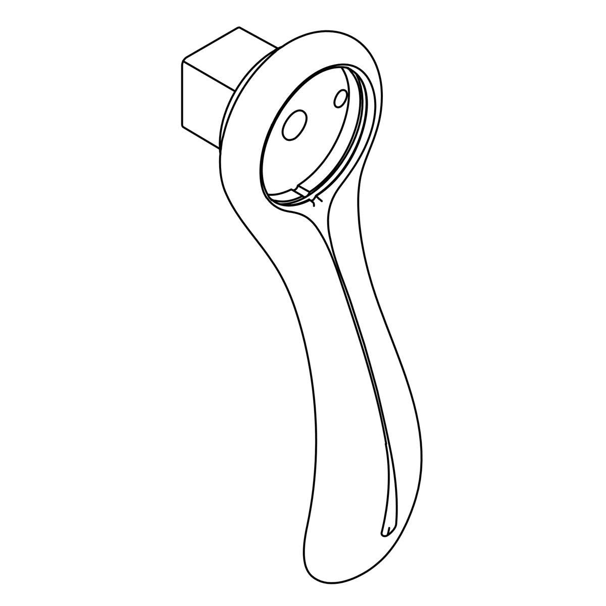 KOHLER Handle, Bath - Oil-Rubbed Bronze, K-77809-BRZ