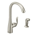 MOEN 7790SRS Arbor Chrome One-Handle High Arc Kitchen Faucet - Spot Resist Stainless